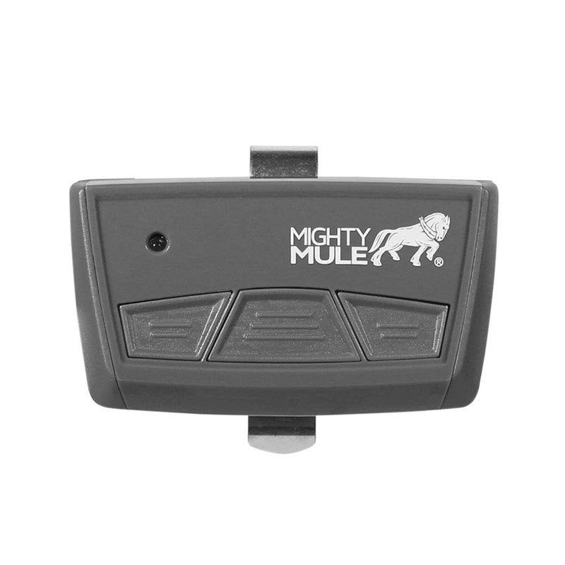 Mighty Mule MMT103 3-Button Transmitter, Plastic, Gray - Image 1